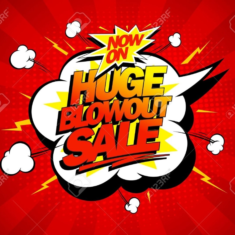 Every thing is on sale!!!!!